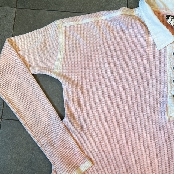 We The Free Long Sleeve Thermal Shirt with Collar - Picture 3 of 10